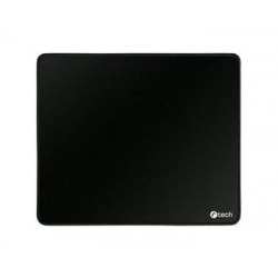C-TECH podložka pod myš MP-01, černá, 320x270x4mm, obšité okraje...