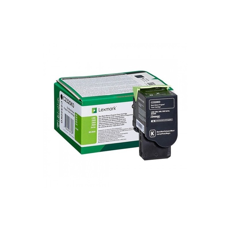 Toner Lexmark MC2640,C2535,C2425,MC2425,MC2535 1K BLACK C2320K0