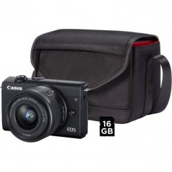 Canon EOS M200 Black + EF-M 15-45mm + SB130 + 16GB (VUK) 3699C040