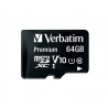 VERBATIM Premium U1 Micro SecureDigital SDXC 64GB+ adaptér 44084