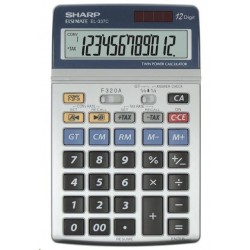 SHARP kalkulačka - EL337C - stříbrná SH-EL337C