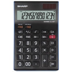 SHARP kalkulačka - EL-145TBL - černá SH-EL145TBL