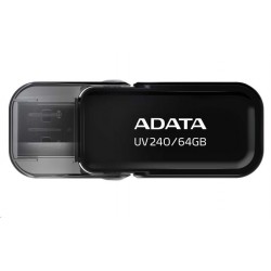ADATA Flash Disk 64GB USB 2.0 Dash Drive UV240, Black AUV240-64G-RBK