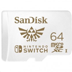 SanDisk 64GB microSDXC Card for Nintendo Switch (R:100/W:90 MB/s,...