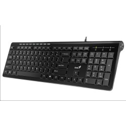 GENIUS klávesnice Slimstar 230/ Drátová/ USB/ černá/ CZ+SK layout...