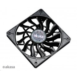 AKASA Ventilátor Slimfan, 120 x 15mm, kluzné ložisko, pro HTPC...