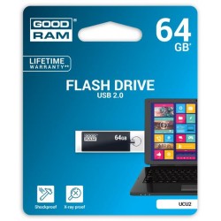 64 GB USB kľúč GOODRAM CUBE Čierna UCU2-0640K0R11