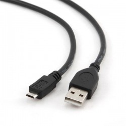 Gembird kábel Micro-USB (M)  na USB 2.0 (M) 3 m, čierny...