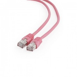 Gembird patch kábel Cat6 FTP, 1 m, rúžový PP6-1M/RO