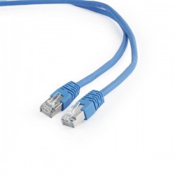 Gembird patch kábel Cat6 FTP, 1 m, modrý PP6-1M/B