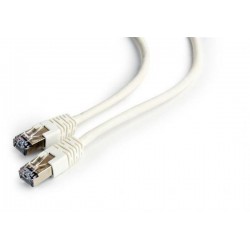 Gembird patch kábel Cat6 FTP, 0.25 m, biely PP6-0.25M/W