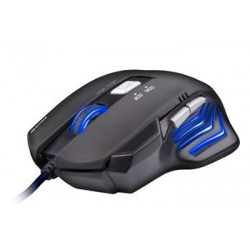 C-TECH herní myš AKANTHA, herní, modré podsvícení, 2400DPI, USB GM-01