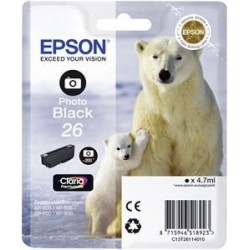 EPSON cartridge T2611 photo black (lední medvěd) C13T26114012