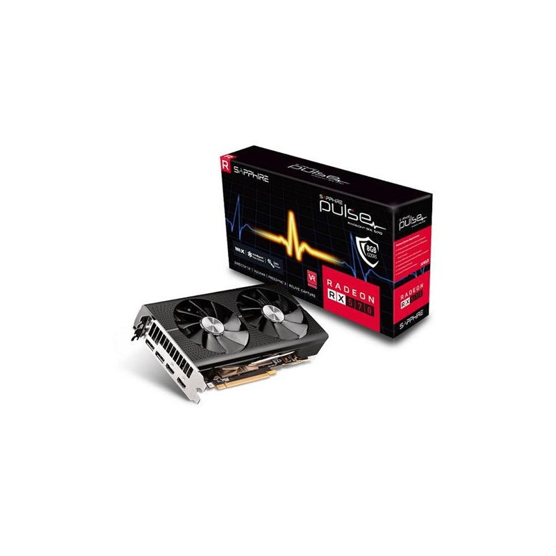 VGA SAPPHIRE PULSE RADEON RX 570 8G GDDR5 DUAL HDMI / DUAL DP OC W/BP  (UEFI) 11266-66-20G - Axdata