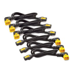 Power Cord Kit (6 pack), Locking, C13 TO C14 (90 Degree), 0.6m...