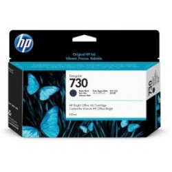 HP 730 130-ml Matte Black DesignJet Ink Cartridge P2V65A