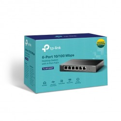 TP-Link TL-SF1006P, Switch 6-Port/100Mbps/Des/PoE