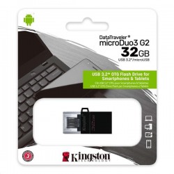Kingston 32 GB USB 3.1 kľúč DataTraveler MicroDuo 3 Gen2, OTG,...