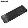 64 GB . USB-C 3.2 Gen 1 kľúč . Kingston DataTraveler 70 DT70/64GB