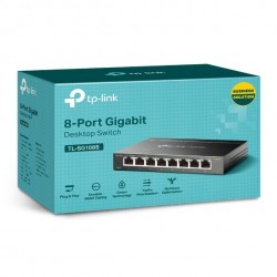 TP-Link TL-SG108S, Switch 8-Port/1000Mbps/Desk