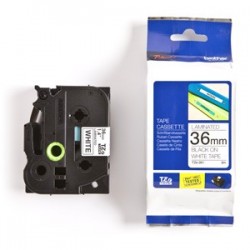 BROTHER TZEFX261 cierne pismo, biela paska FLEXIBLE ID, 36mm