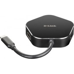 D-Link 4-in-1 USB-C Hub with HDMI and Power Delivery DUB-M420