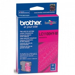 Brother originál ink LC-1100HYM, magenta, 750str., high capacity,...
