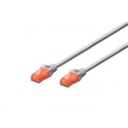 Digitus Ecoline Patch Cable, UTP, CAT 6e, AWG 26/7, šedý 1m, 1ks...