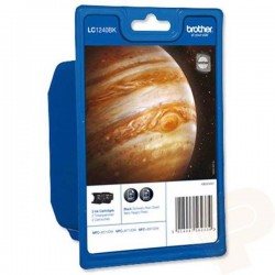 Brother originál ink LC-1240BKBP2, black, 2x600str., 2ks, Brother...