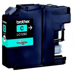 Brother originál ink LC-123C, cyan, 600str., Brother MFC-J4510 DW...