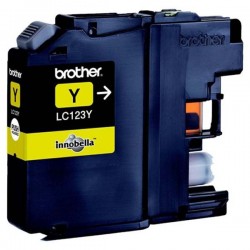 Brother originál ink LC-123Y, yellow, 600str., Brother MFC-J4510 DW...