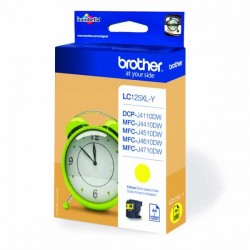 Brother originál ink LC-125XLY, yellow, 1200str., Brother MFC-J4510...