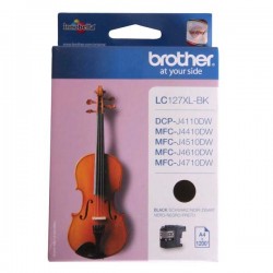 Brother originál ink LC-127XLBK, black, 1200str., Brother MFC-J4510...