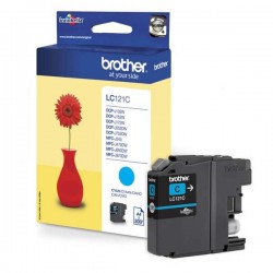 Brother originál ink LC-121C, cyan, 300str., Brother DCP-J552DW,...