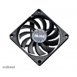 AKASA ventilátor Slimfan, 80 x 10mm, kluzné ložisko, pro HTPC...