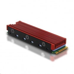 AXAGON CLR-M2, hliníkový pasívny chladič pre M.2 2280 SSD