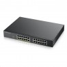 Zyxel GS1900-24EP 24-port Gigabit Smart Managed PoE Switch, 24x gigabit RJ45 (12x PoE), PoE budget 130W GS1900-24EP-EU0101F