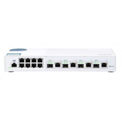 QNAP QSW-M408-4C (8x1GbE,4x10GbE RJ45/SFP)