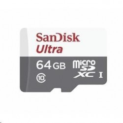 Sandisk MicroSDXC karta 64GB Ultra (80MB/s, Class 10 UHS-I,...