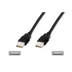 Digitus USB kabel A/samec na A/samec, černý, Měď, 5m AK-300101-050-S