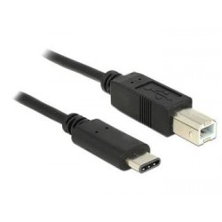 Delock Kabel USB Type-C™ 2.0 samec  USB 2.0 Typ-B samec 2,0 m černý...