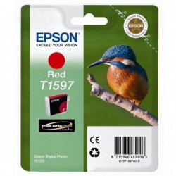 Epson originál ink C13T15974010, red, 17ml, Epson Stylus Photo R2000