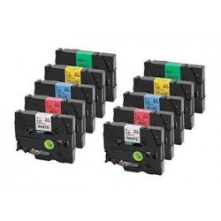 Kompatibilná páska BROTHER TZ261 čierne písmo, biela páska Tape...