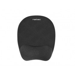 Podložka pod myš ergonomická Natec Chipmunk, paměťová pěna, černá...