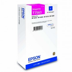 Epson originál ink C13T756340, T7563, L, magenta, 1500str., 14ml,...