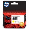 HP originál ink CZ112AE#BHK, No.655, yellow, 600str., HP Deskjet Ink Advantage 3525, 5525, 6525, 4615 e-AiO