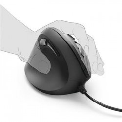 Hama vertikální, ergonomická kabelová myš pro leváky EMC-500L,...