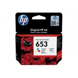 HP 653 Tri-color Original Ink Advantage Cartridge 3YM74AE#BHK