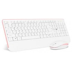 CONNECT IT Combo bezdrátová bílo-růžová klávesnice  myš, (1x AAA 1x...