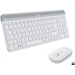 Logitech MK470 Slim Wireless Combo - CZ/SK, OFFWHITE 920-009205